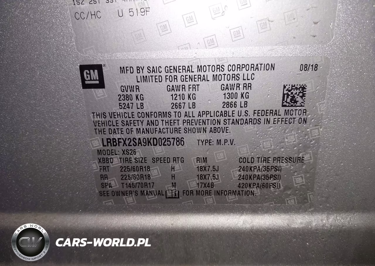 2019 Buick Envision Awd Essence VIN:LRBFX2SA9KD025786 - 9