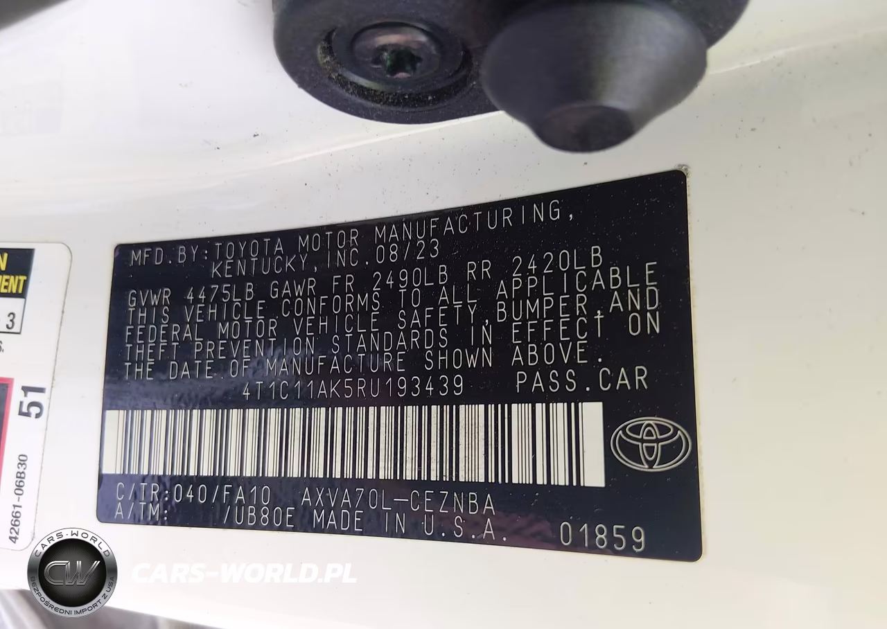 2024 Toyota Camry Le VIN:4T1C11AK5RU193439 - 9