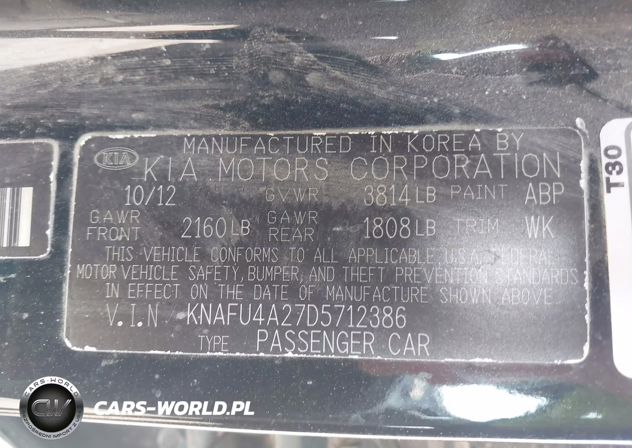 2013 Kia Forte Ex VIN:KNAFU4A27D5712386 - 9