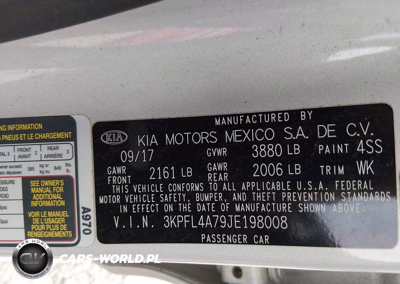 2018 Kia Forte Lx VIN:3KPFL4A79JE198008 - 9