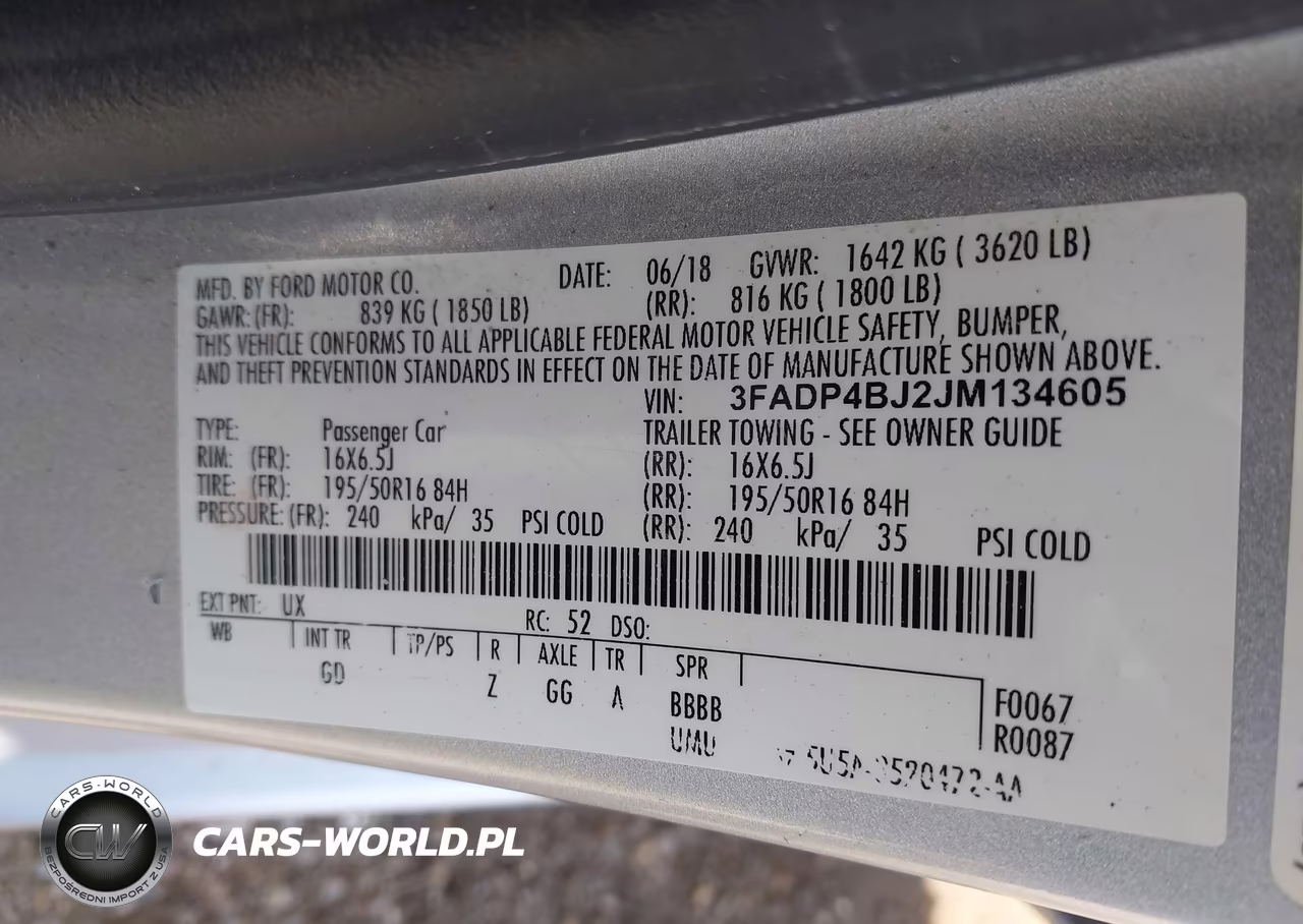 2018 Ford Fiesta Se VIN:3FADP4BJ2JM134605 - 9
