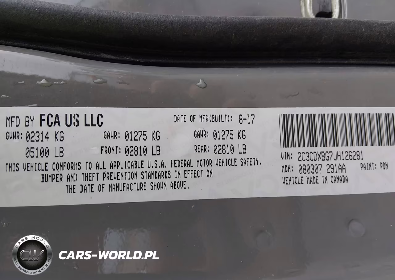 2018 Dodge Charger Sxt Rwd VIN:2C3CDXBG7JH126281 - 9