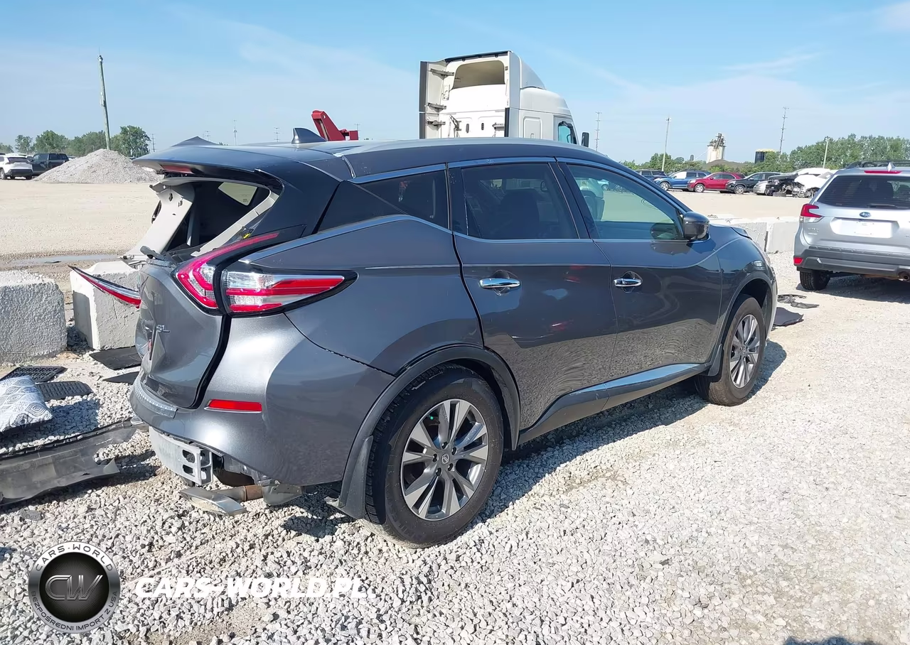 2017 Nissan Murano Sl VIN:5N1AZ2MG3HN198337 - 4