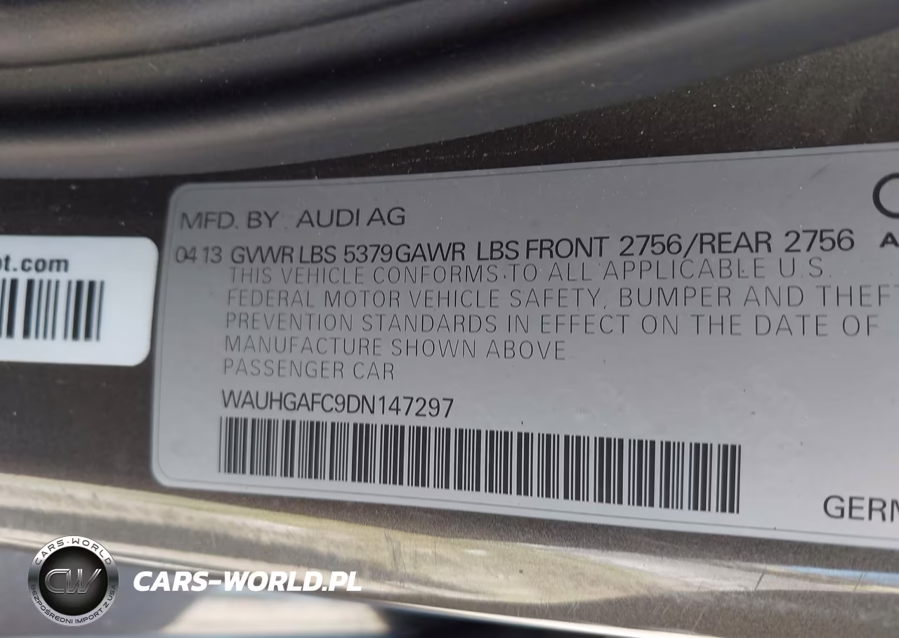 2013 Audi A6 3.0T Premium VIN:WAUHGAFC9DN147297 - 9