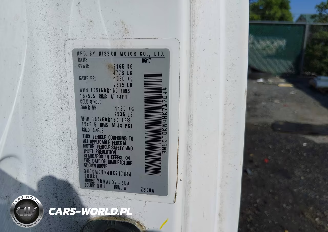 2017 Nissan Nv200 S VIN:3N6CM0KN4HK717044 - 9