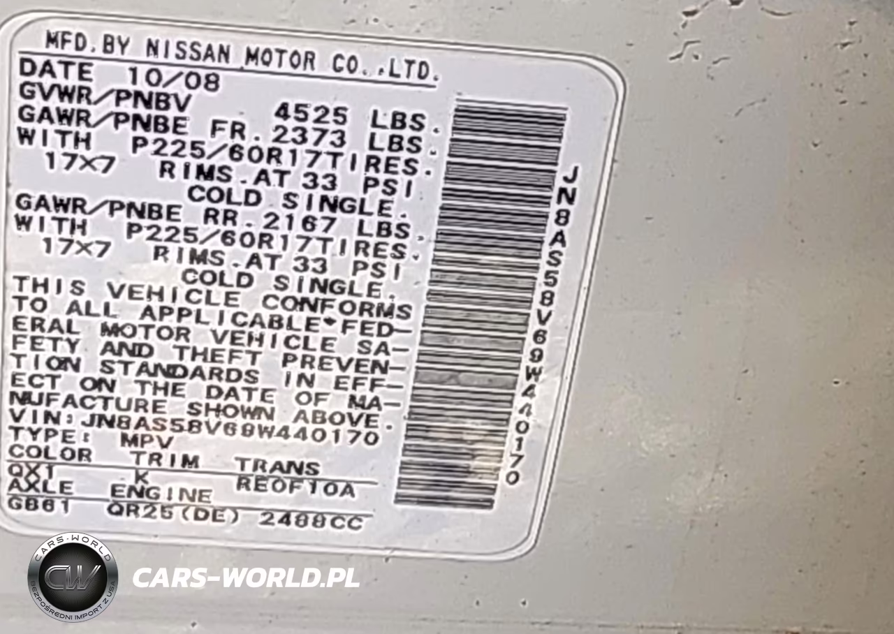 2009 Nissan Rogue Sl VIN:JN8AS58V69W440170 - 9