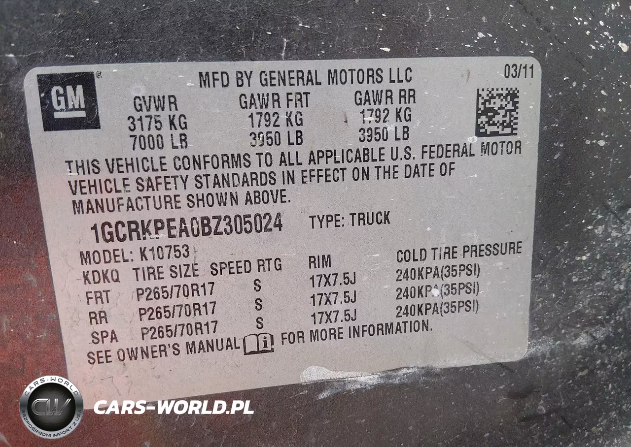 2011 Chevrolet Silverado 1500 Work Truck VIN:1GCRKPEA0BZ305024 - 9