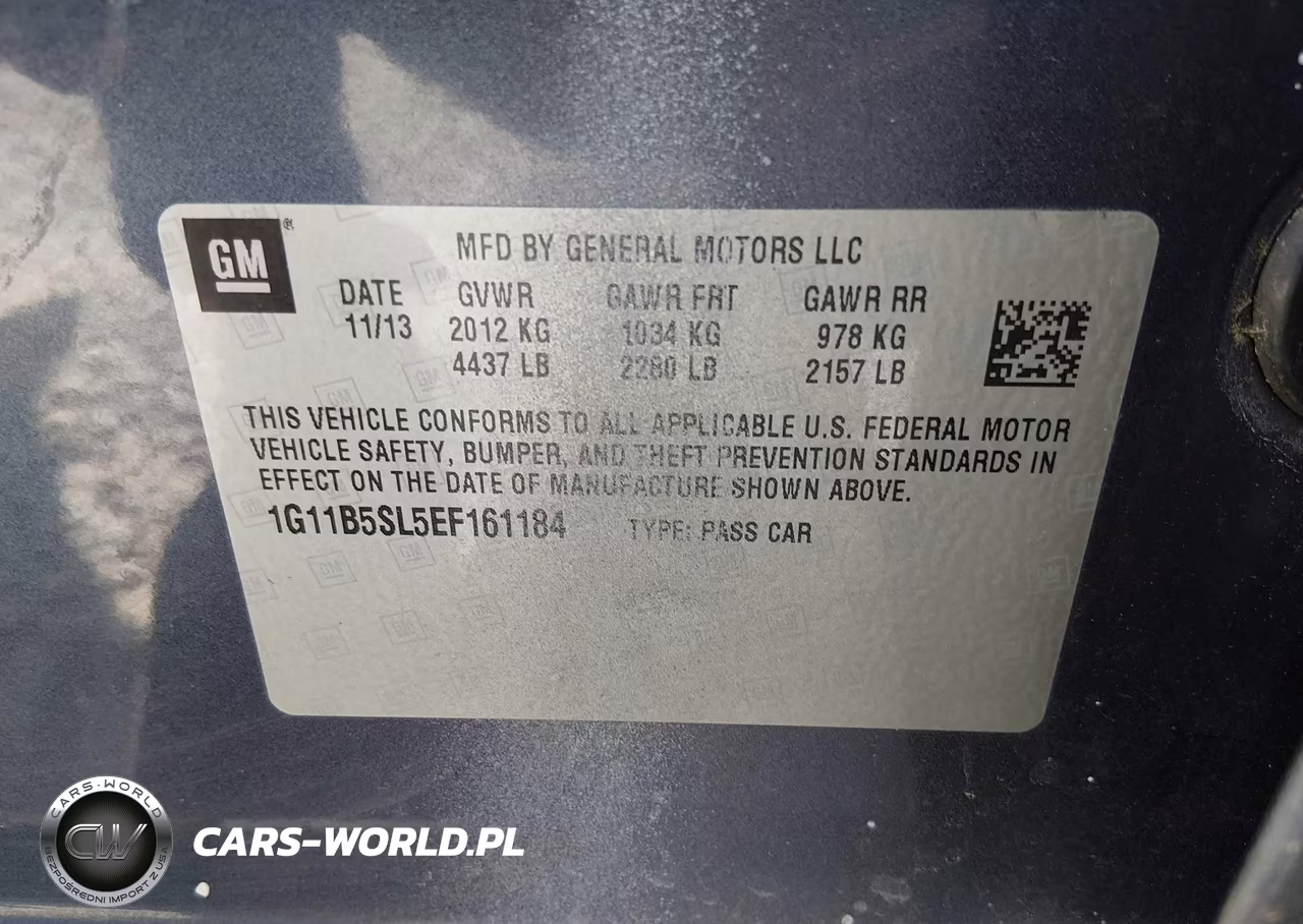 2014 Chevrolet Malibu 1Ls VIN:1G11B5SL5EF161184 - 9