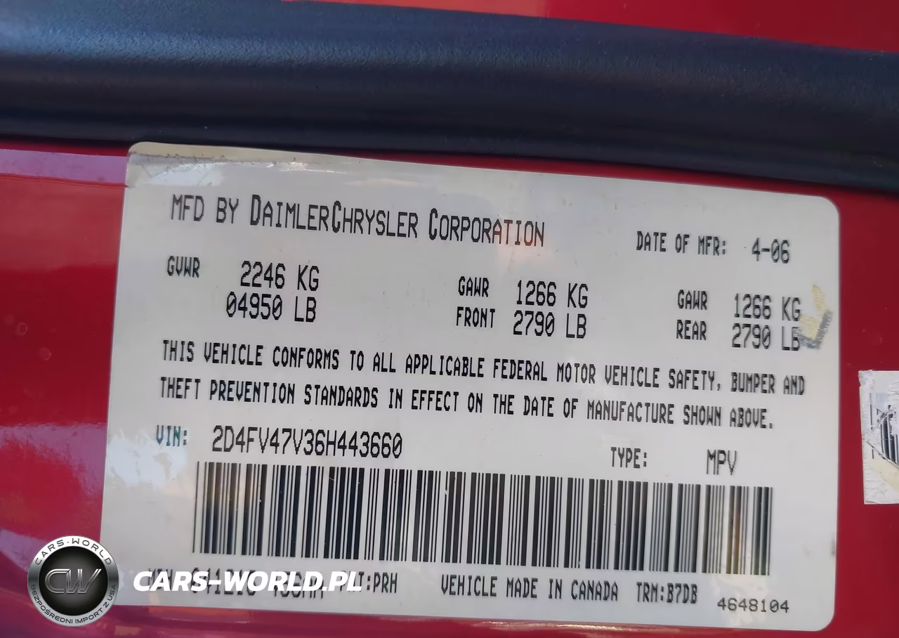 2006 Dodge Magnum VIN:2D4FV47V36H443660 - 9