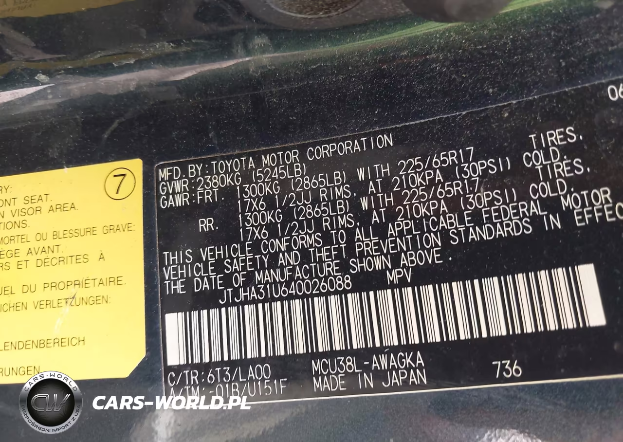 2004 Lexus Rx 330 VIN:JTJHA31U640026088 - 9