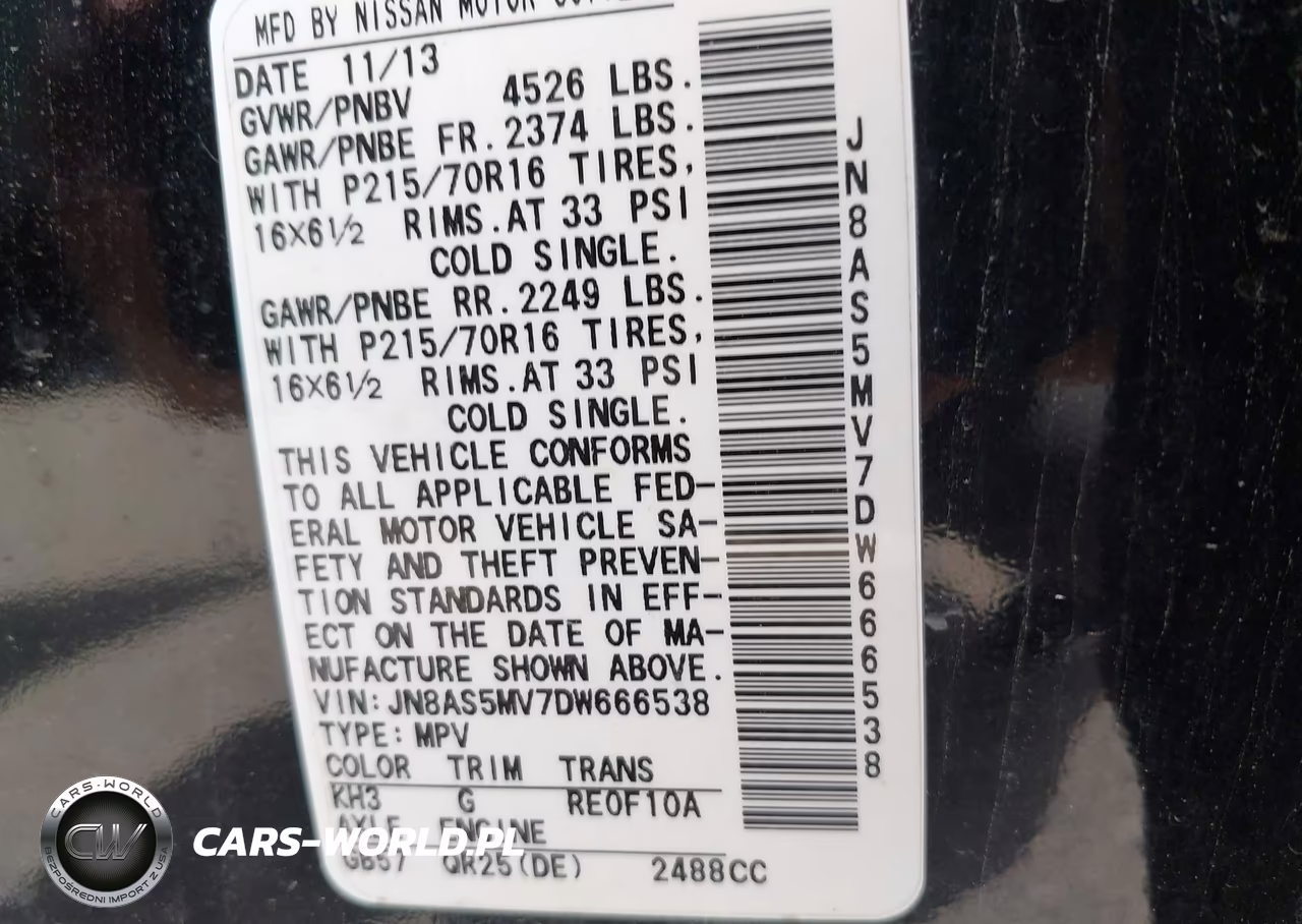 2013 Nissan Rogue S VIN:JN8AS5MV7DW666538 - 9