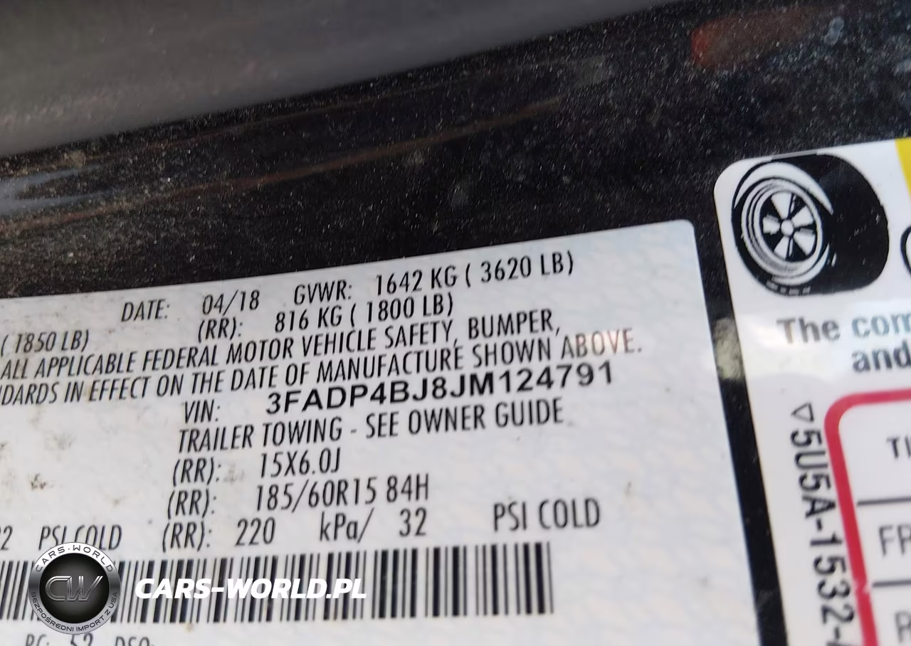 2018 Ford Fiesta Se VIN:3FADP4BJ8JM124791 - 9