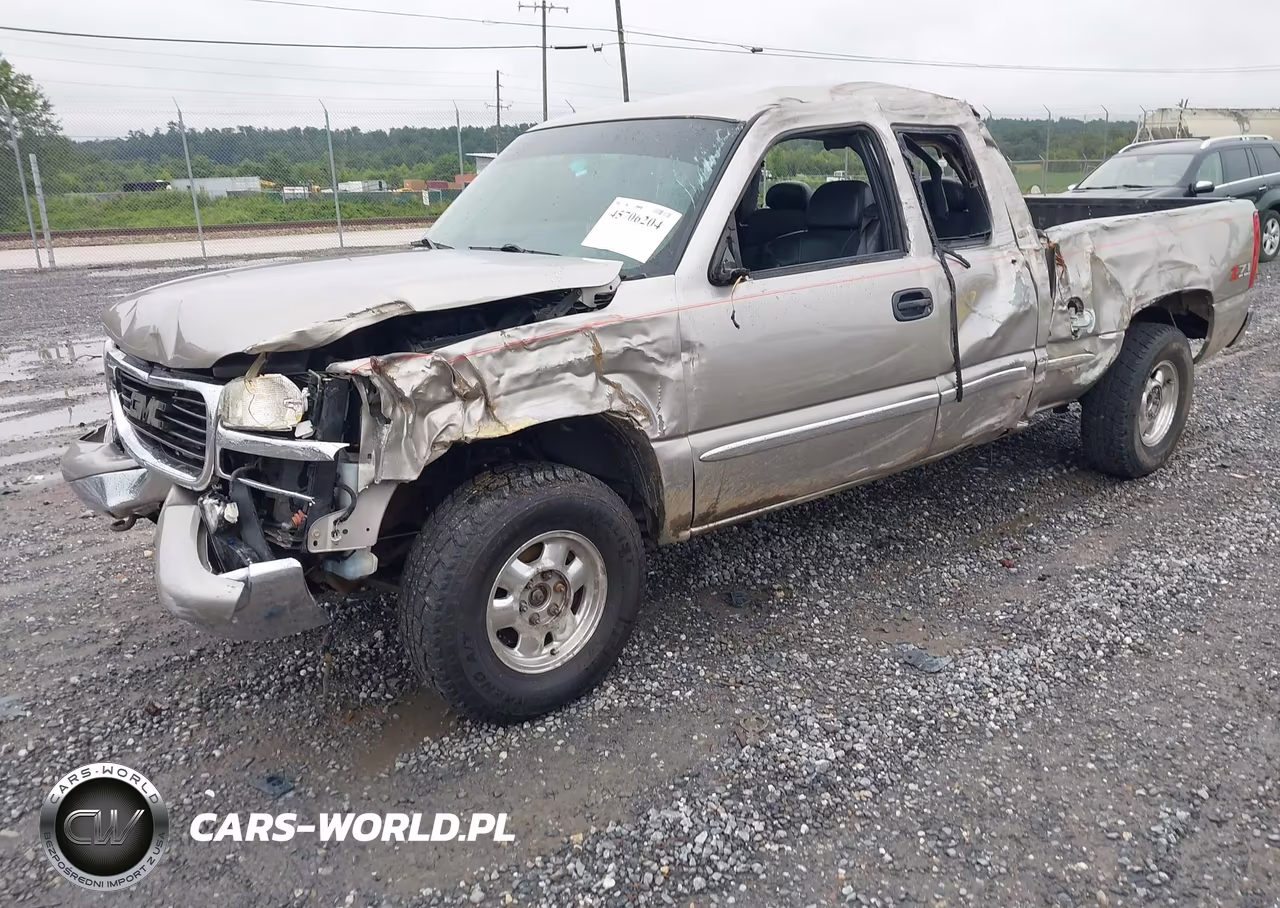 2000 GMC Sierra 1500 Sle VIN:1GTEK19T0YE347538 - 2