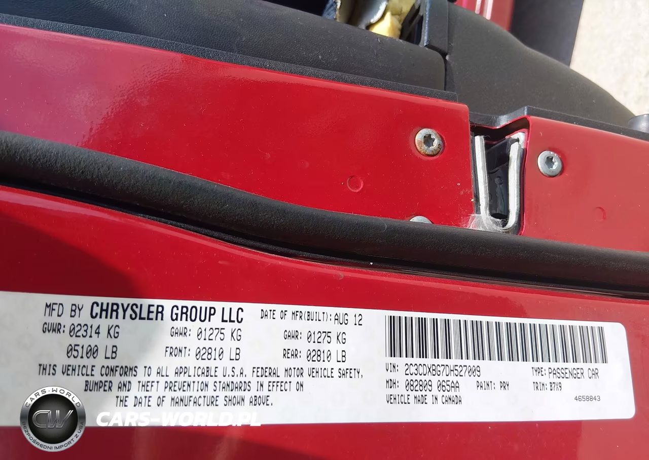 2013 Dodge Charger Se VIN:2C3CDXBG7DH527009 - 9
