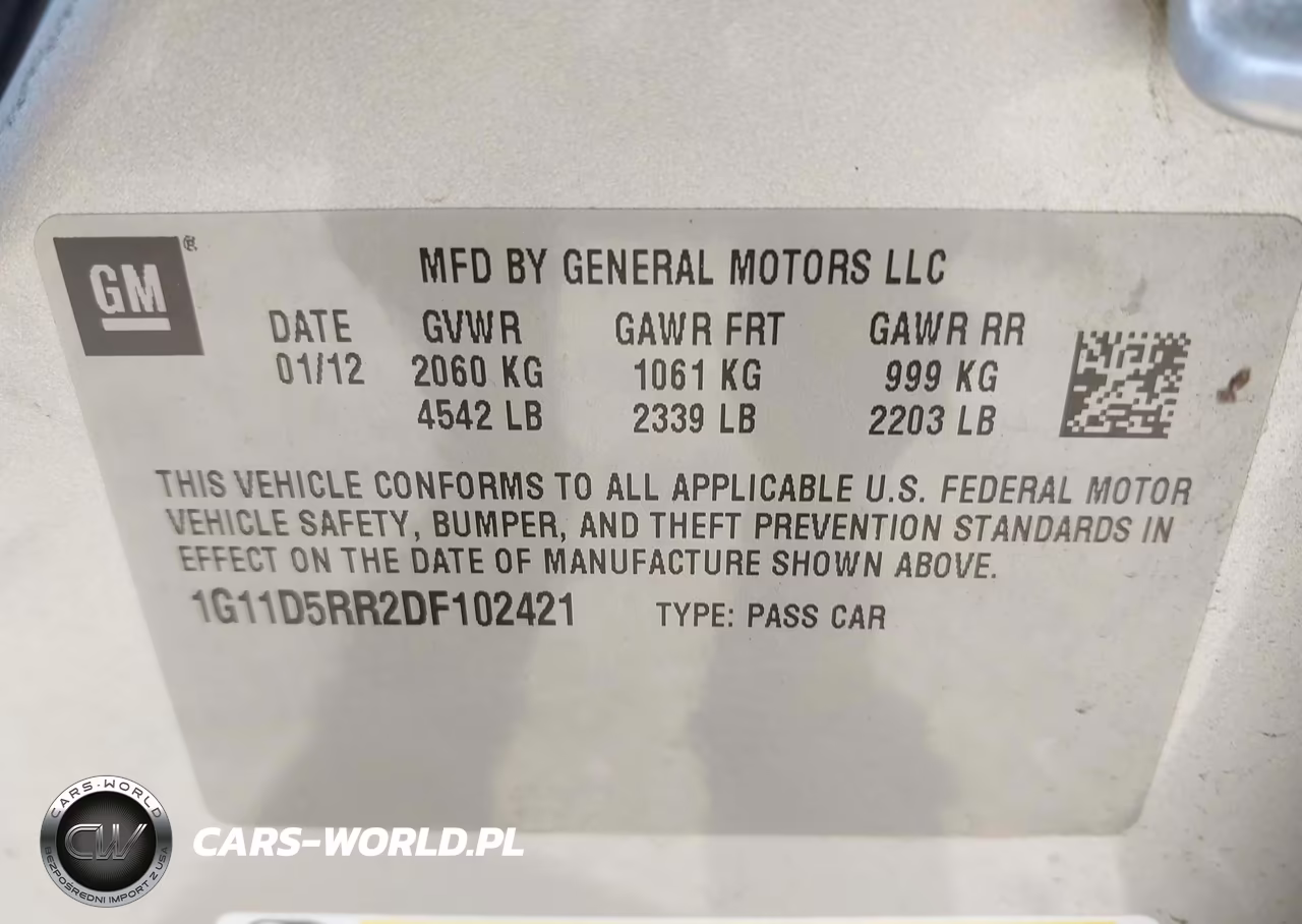 2013 Chevrolet Malibu Eco VIN:1G11D5RR2DF102421 - 9
