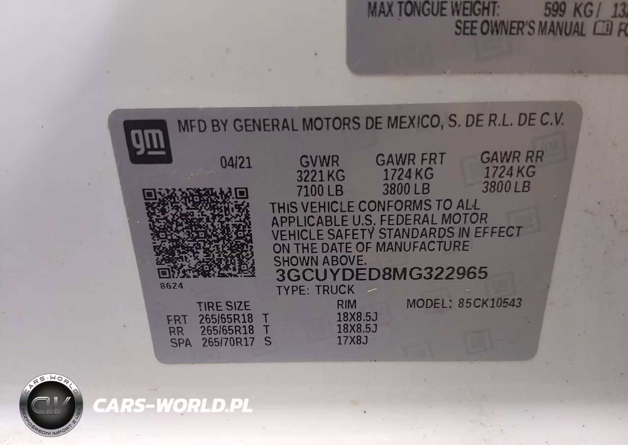 2021 Chevrolet Silverado 1500 4Wd Short Bed Lt VIN:3GCUYDED8MG322965 - 9