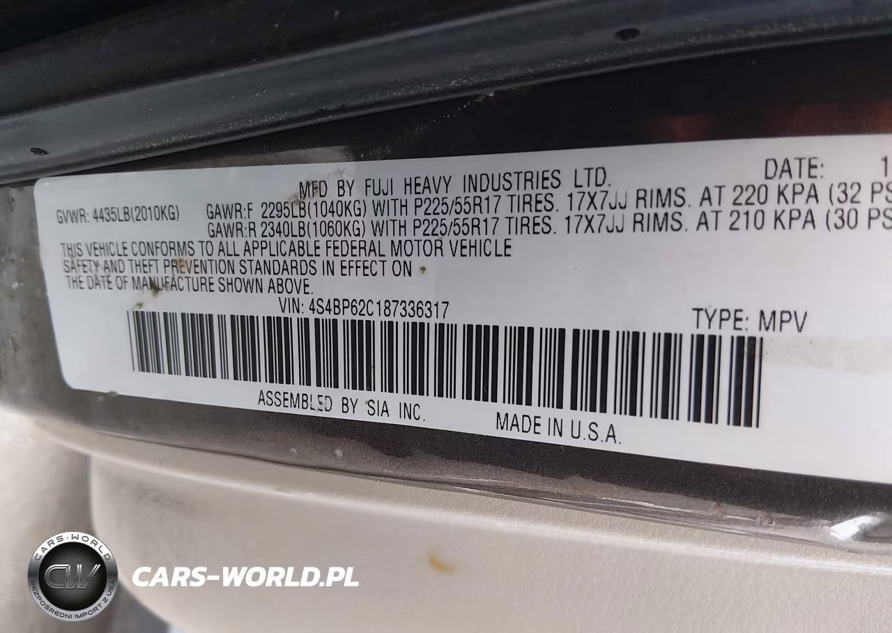 2008 Subaru Outback 2.5I Limited-2.5I Limited L.l. Bean Edition VIN:4S4BP62C187336317 - 9