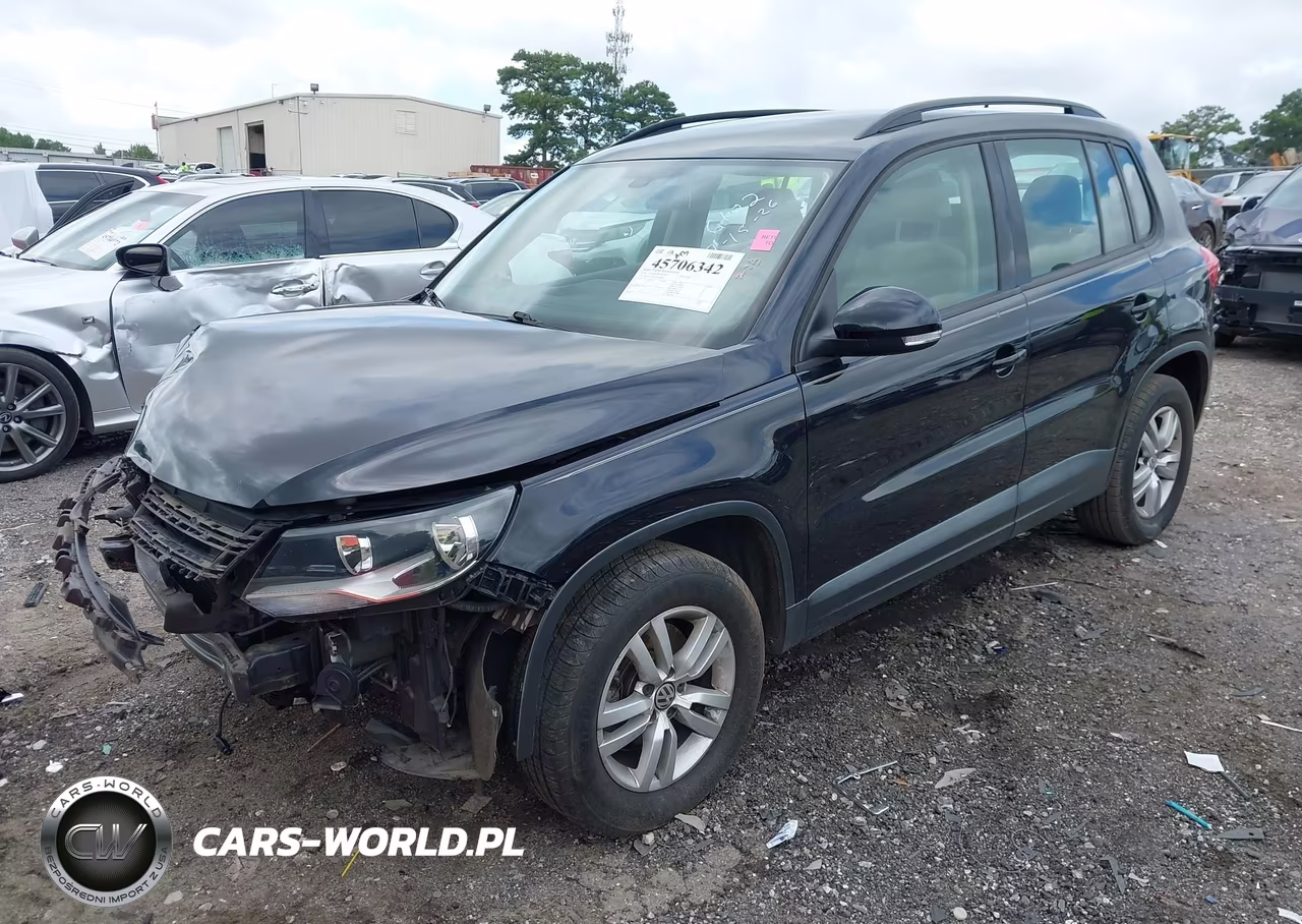 2016 Volkswagen Tiguan S VIN:WVGAV7AX5GW606102 - 2