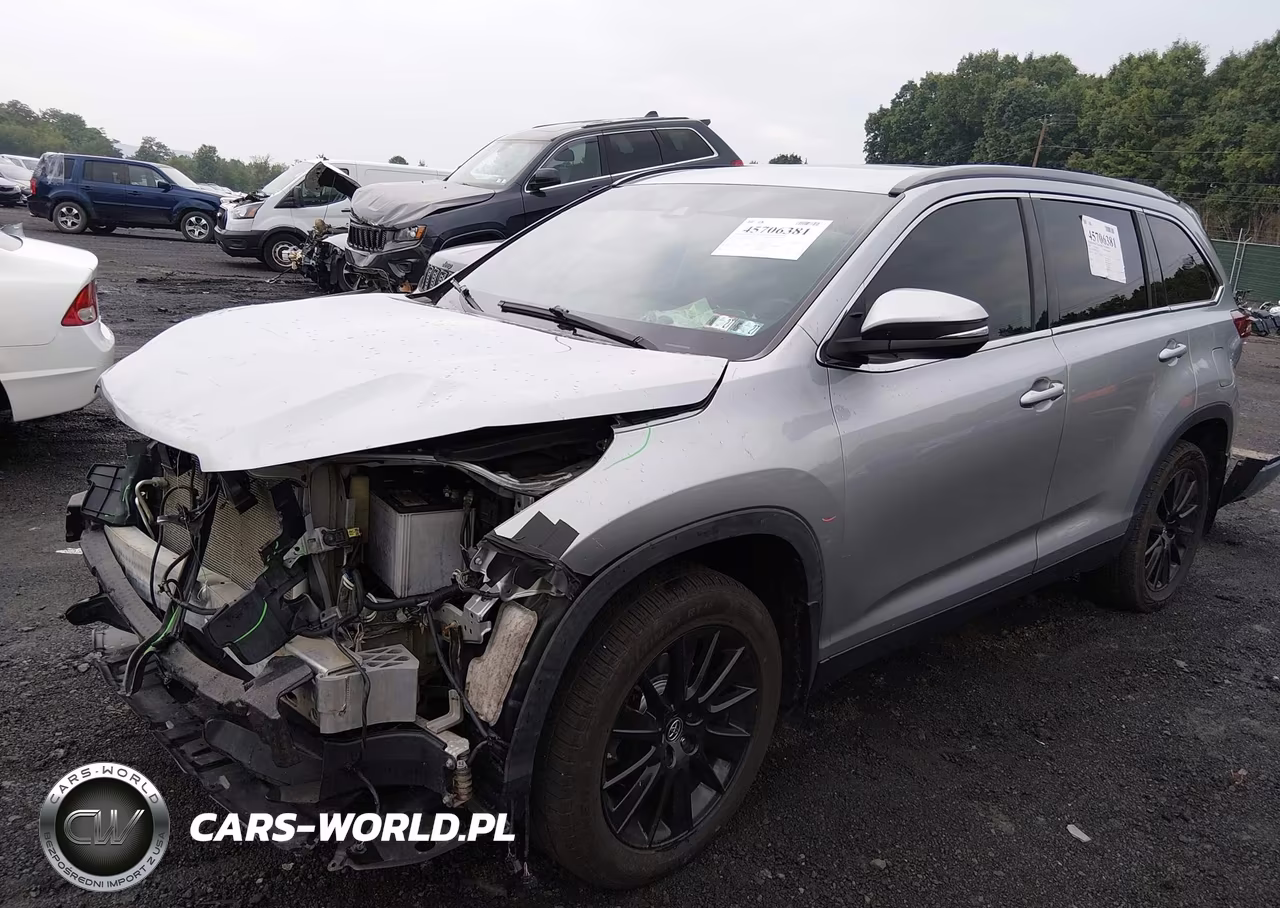 2019 Toyota Highlander Se VIN:5TDJZRFH4KS708313 - 2