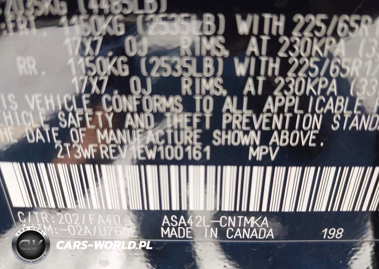 2014 Toyota Rav4 Xle VIN:2T3WFREV1EW100161 - 9