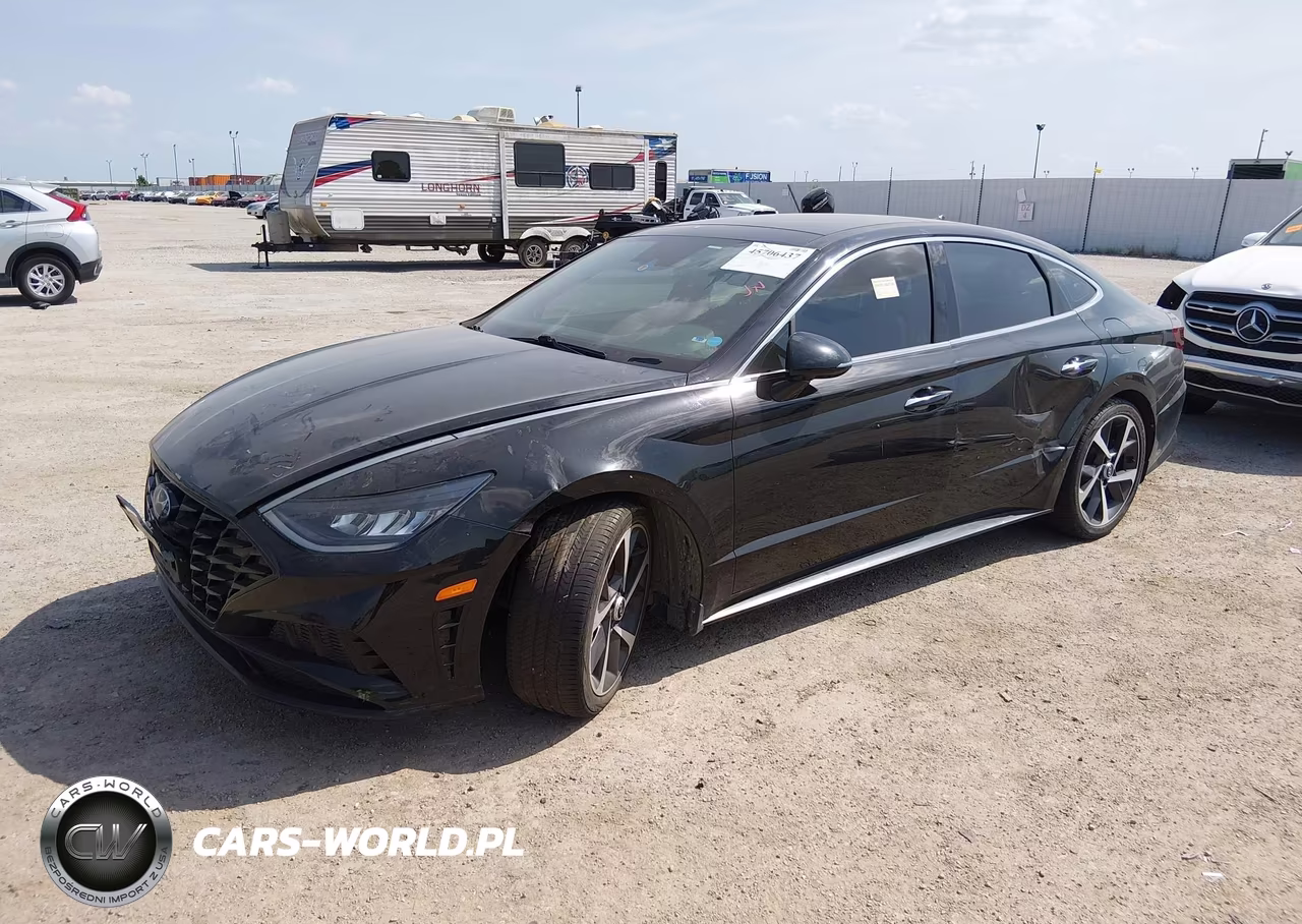2021 Hyundai Sonata Sel Plus VIN:5NPEJ4J28MH124889 - 2
