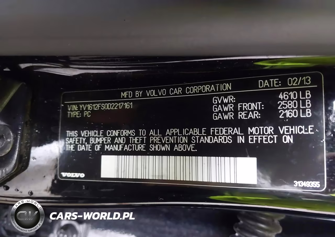 2013 Volvo S60 T5 VIN:YV1612FS0D2217161 - 9