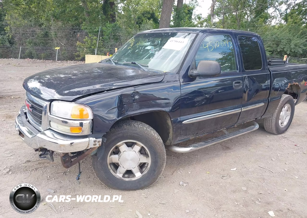 2006 GMC Sierra 1500 Sle2 VIN:1GTEK19T26Z277501 - 2