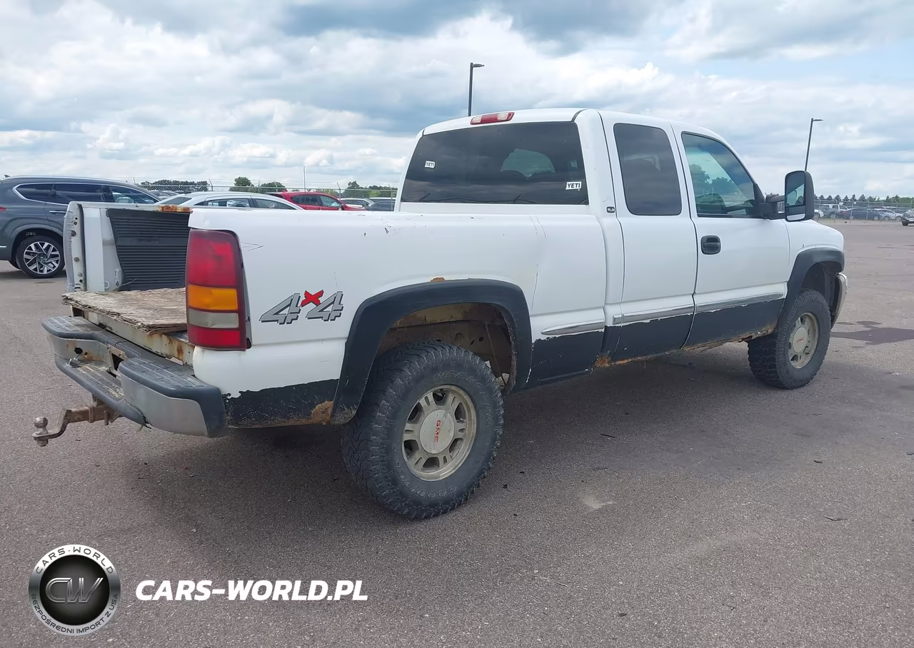 2001 GMC Sierra 1500 Sle VIN:1GTEK19T21E201860 - 4