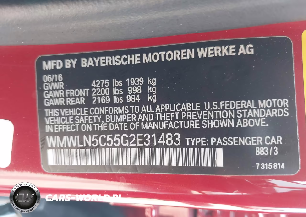 2016 Mini Clubman Cooper VIN:WMWLN5C55G2E31483 - 9