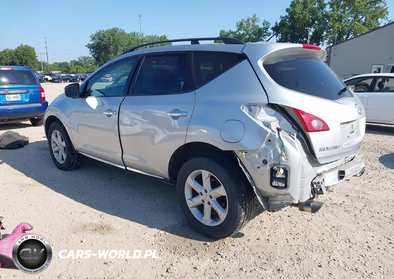 2009 Nissan Murano S VIN:JN8AZ18W89W208280 - 3