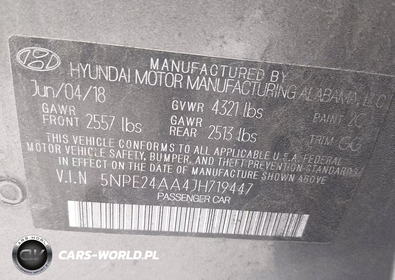 2018 Hyundai Sonata Eco VIN:5NPE24AA4JH719447 - 9