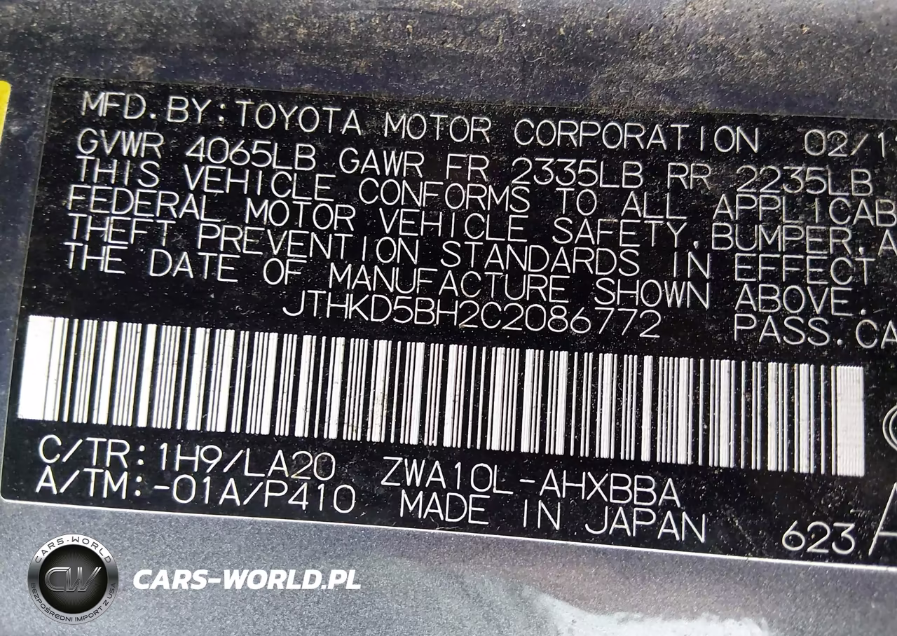 2012 Lexus Ct 200H Premium VIN:JTHKD5BH2C2086772 - 9