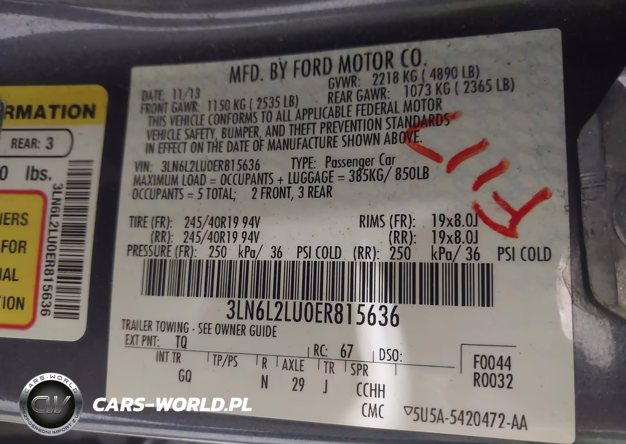 2014 Lincoln Mkz Hybrid VIN:3LN6L2LU0ER815636 - 9