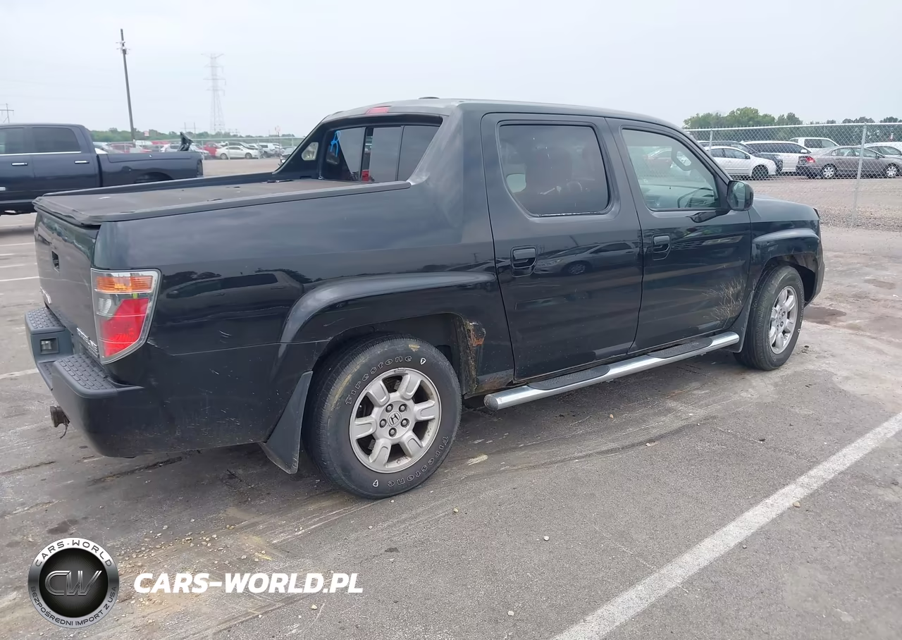2007 Honda Ridgeline Rtl VIN:2HJYK16547H521360 - 4