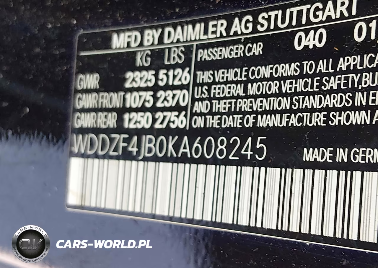 2019 Mercedes-Benz E 300 VIN:WDDZF4JB0KA608245 - 9
