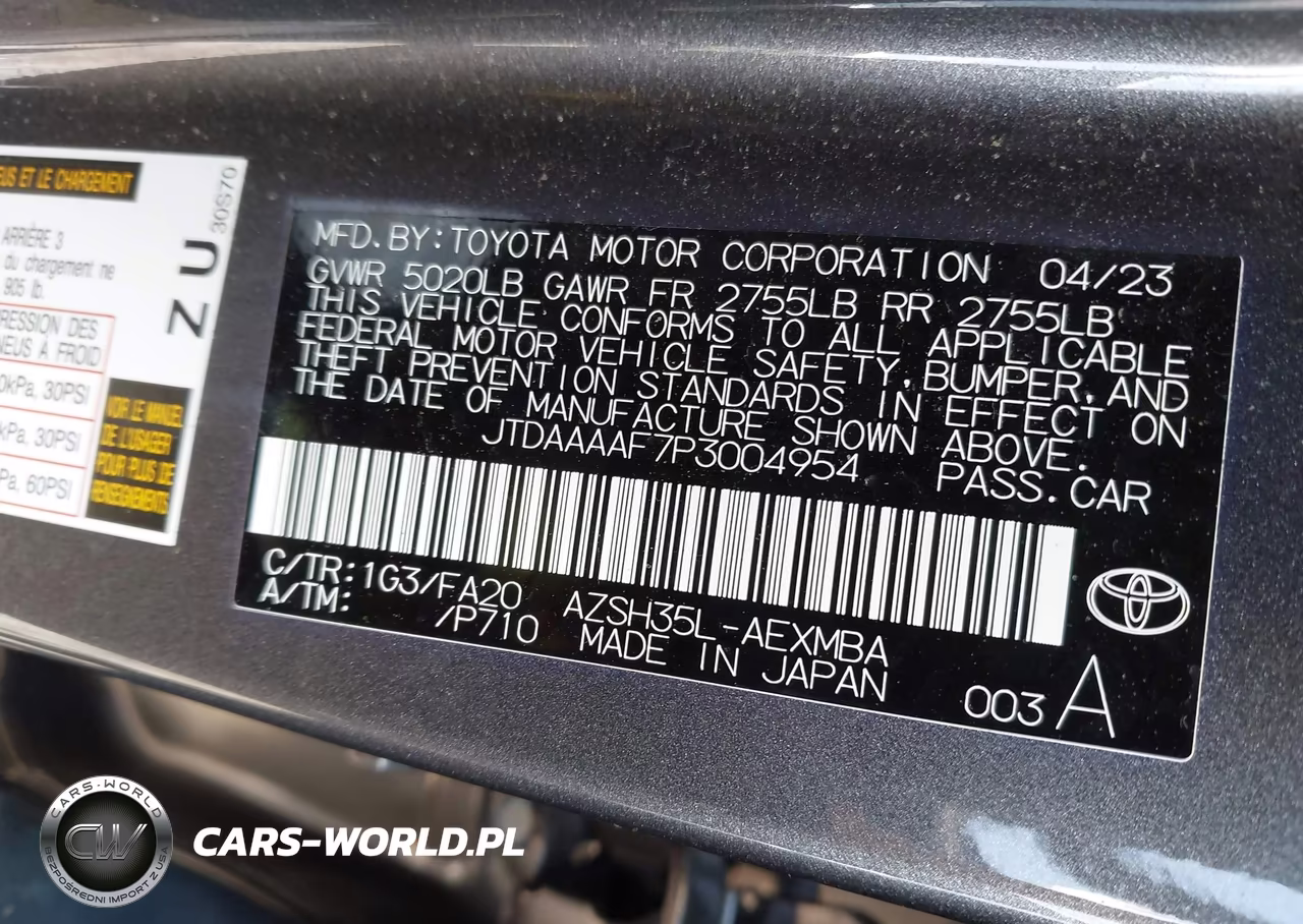 2023 Toyota Crown Xle VIN:JTDAAAAF7P3004954 - 9