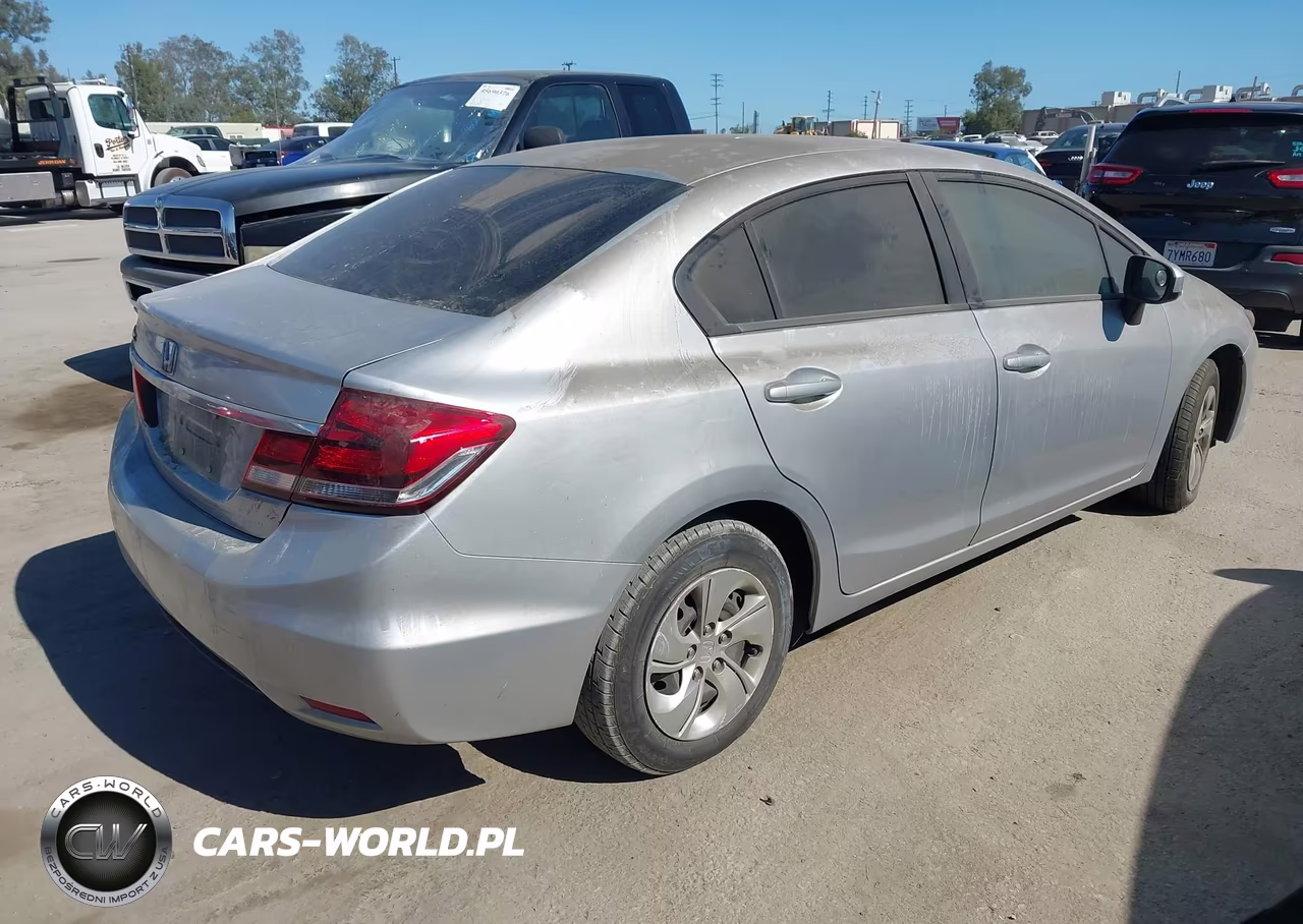 2014 Honda Civic Lx VIN:19XFB2F50EE230929 - 4