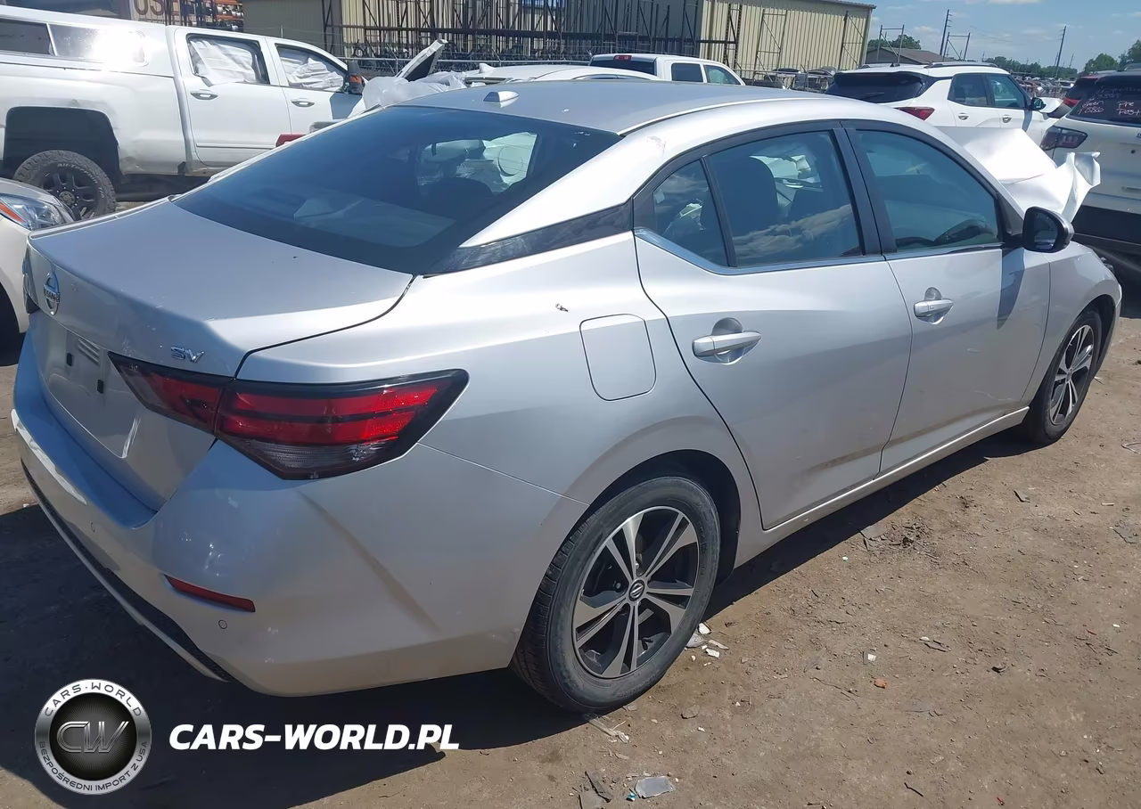 2022 Nissan Sentra Sv Xtronic Cvt VIN:3N1AB8CV1NY255941 - 4