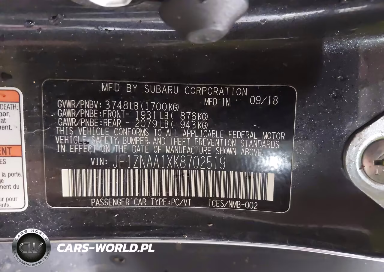 2019 Toyota 86 VIN:JF1ZNAA1XK8702519 - 9
