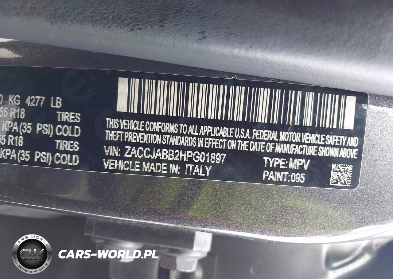 2017 Jeep Renegade Latitude VIN:ZACCJABB2HPG01897 - 9
