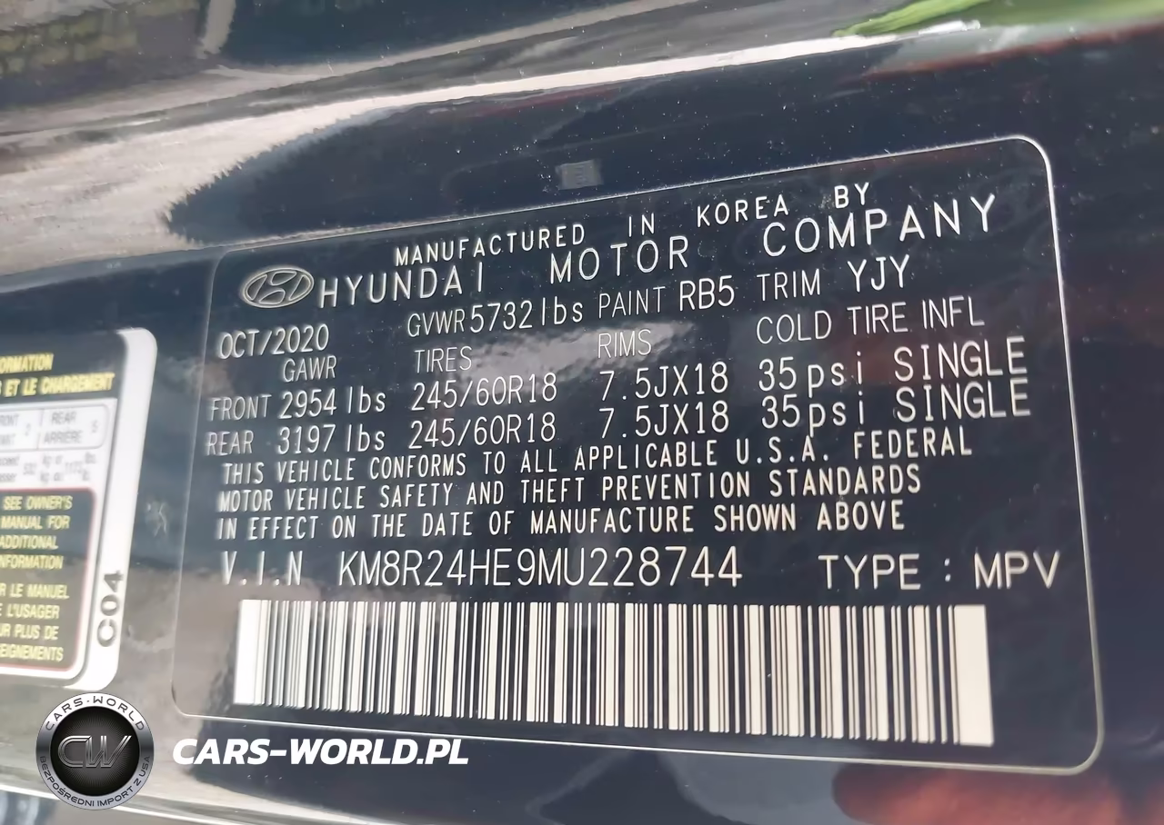 2021 Hyundai Palisade Sel VIN:KM8R24HE9MU228744 - 9