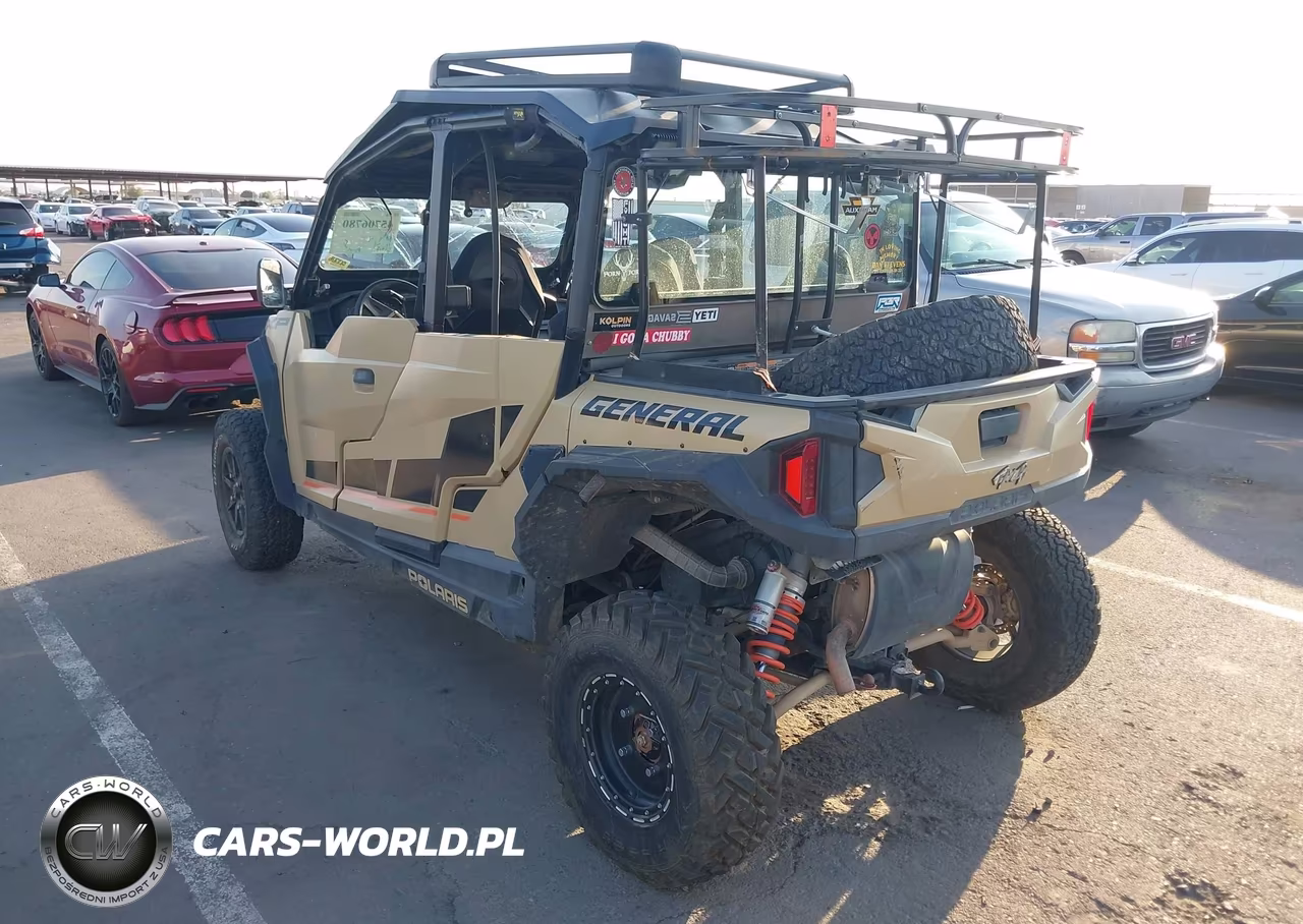 2021 Polaris General Xp 4 1000 Deluxe Ride Command VIN:3NSGMJ994MH213117 - 3