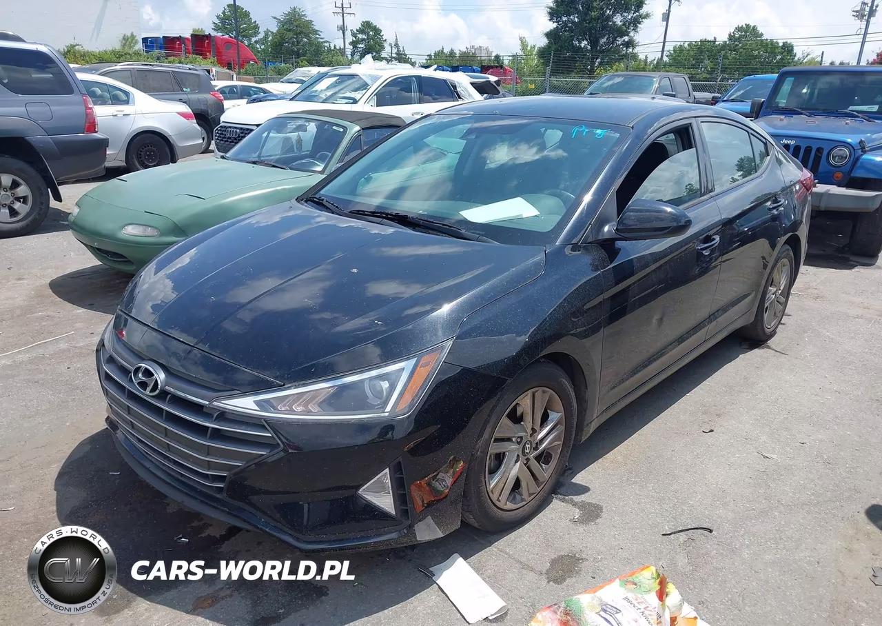 2019 Hyundai Elantra Sel VIN:5NPD84LF2KH447811 - 2