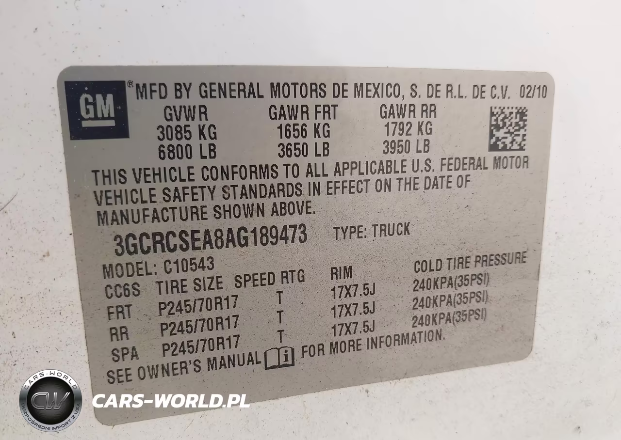 2010 Chevrolet Silverado 1500 Lt VIN:3GCRCSEA8AG189473 - 9