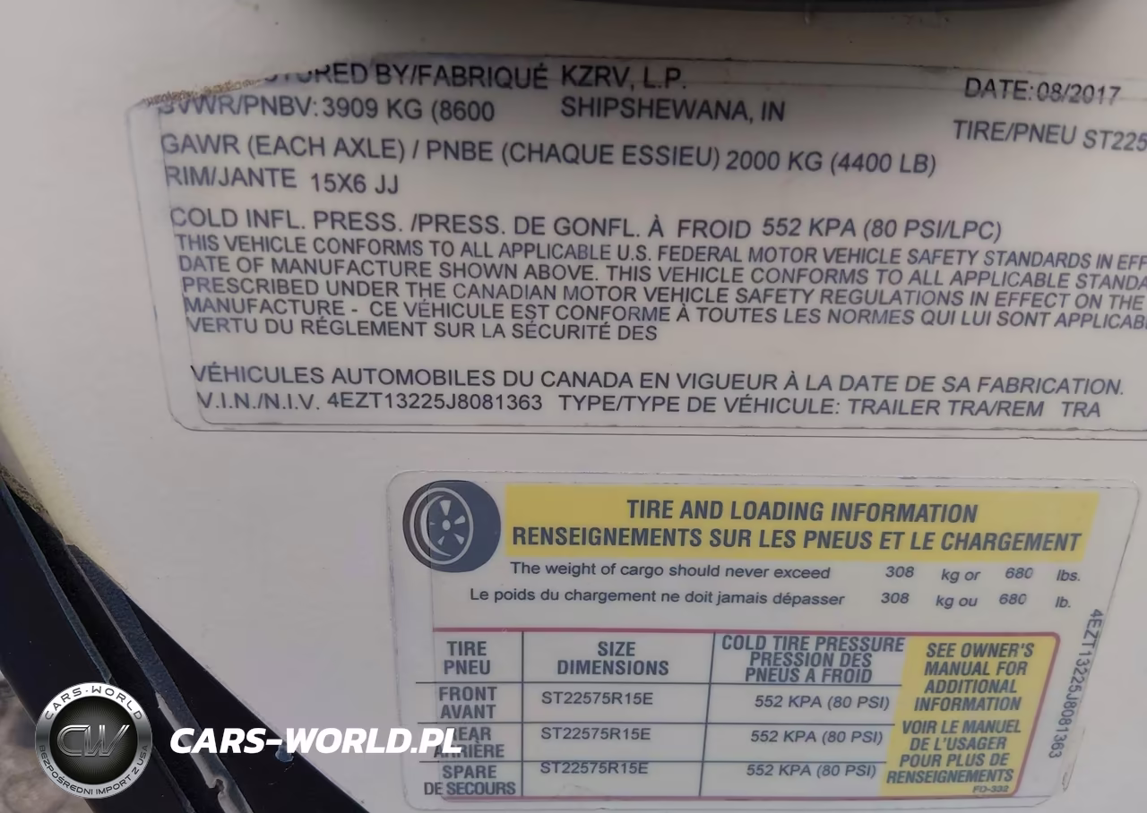 2018 Other Other VIN:4EZT13225J8081363 - 9