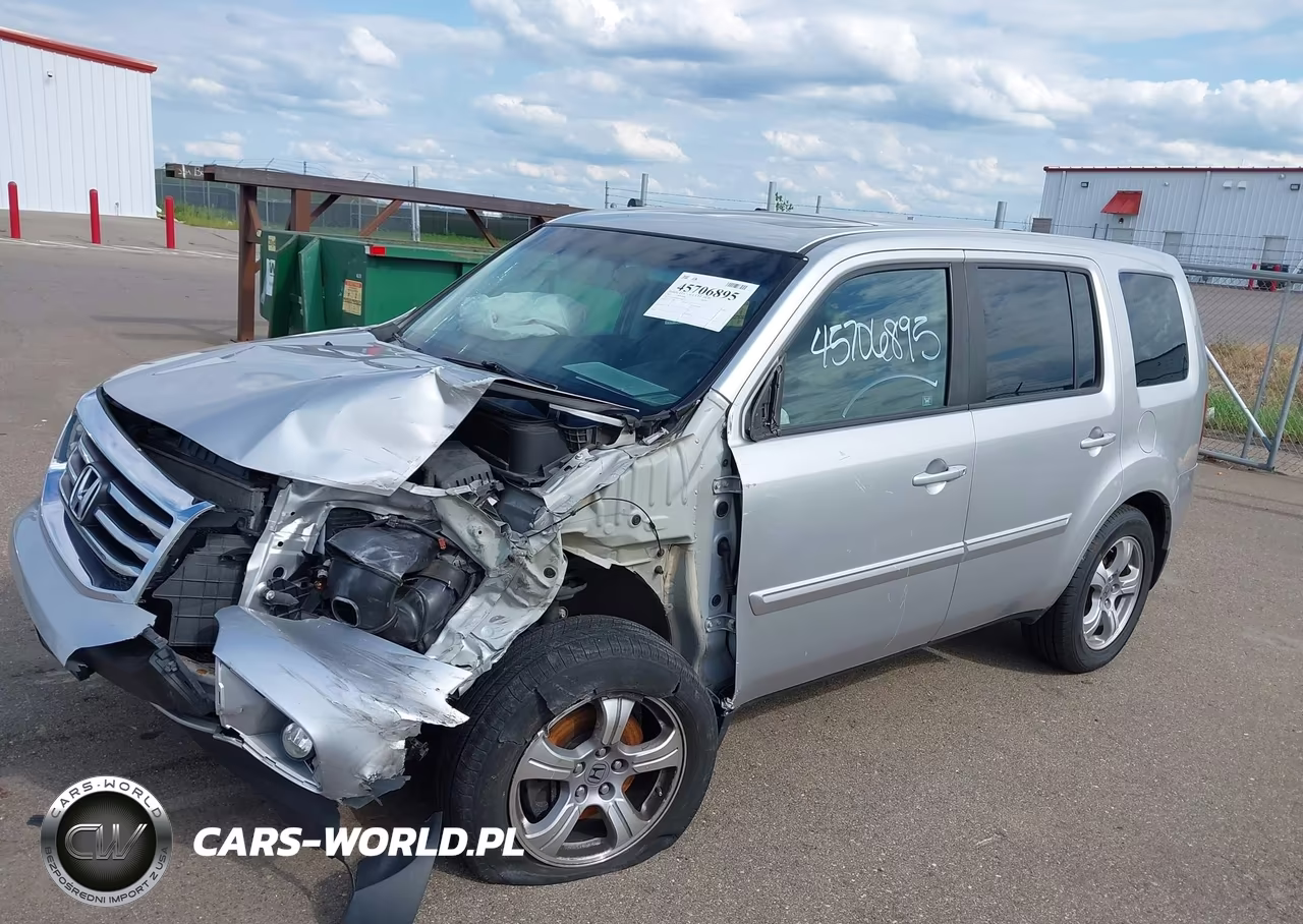 2012 Honda Pilot Ex-L VIN:5FNYF4H70CB004467 - 2