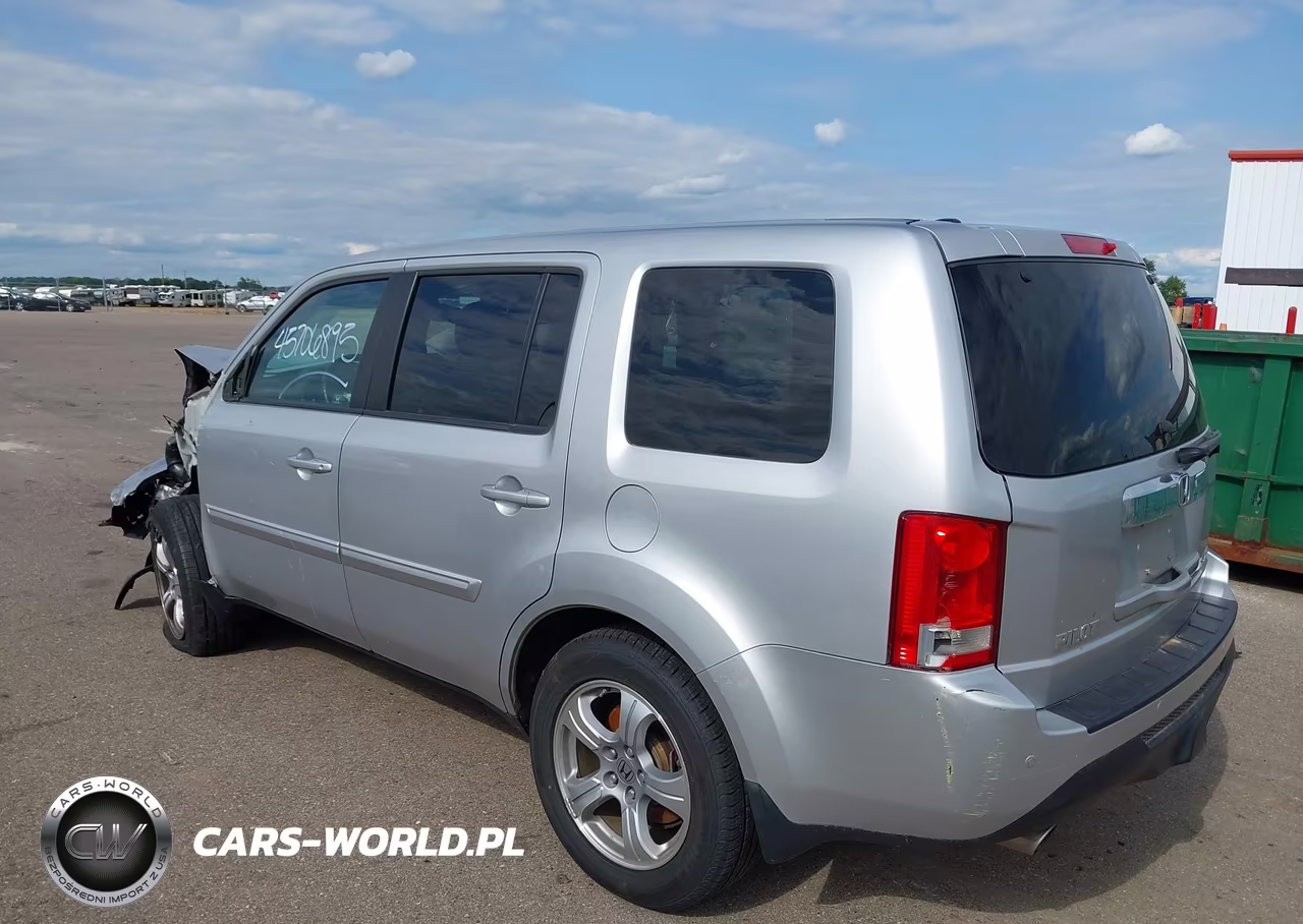 2012 Honda Pilot Ex-L VIN:5FNYF4H70CB004467 - 3