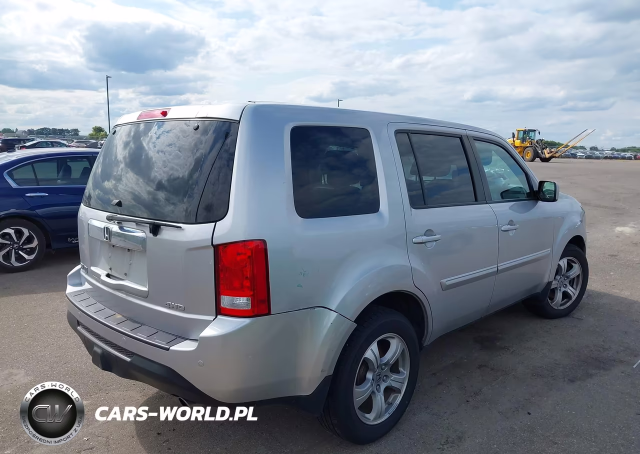 2012 Honda Pilot Ex-L VIN:5FNYF4H70CB004467 - 4
