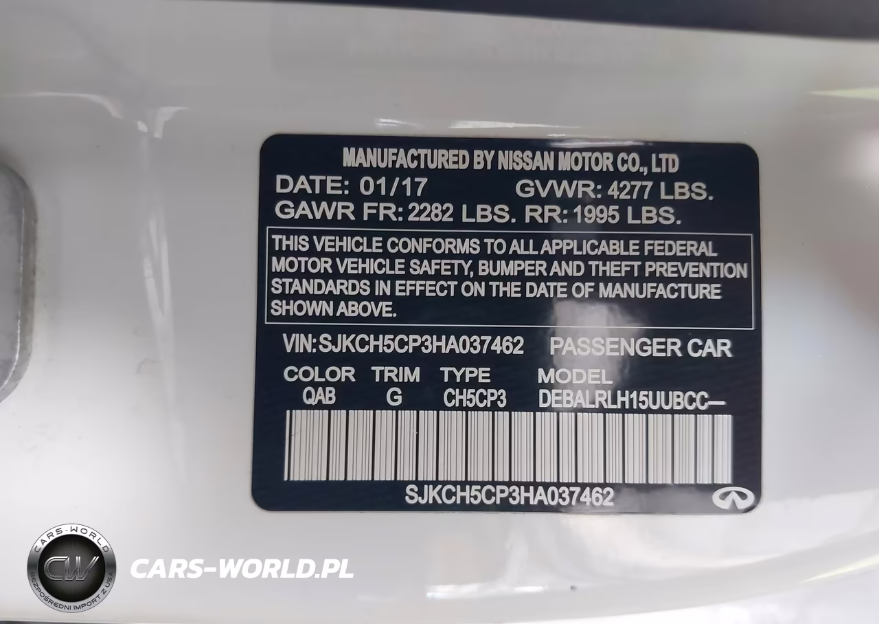 2017 Infiniti Qx30 Premium VIN:SJKCH5CP3HA037462 - 9