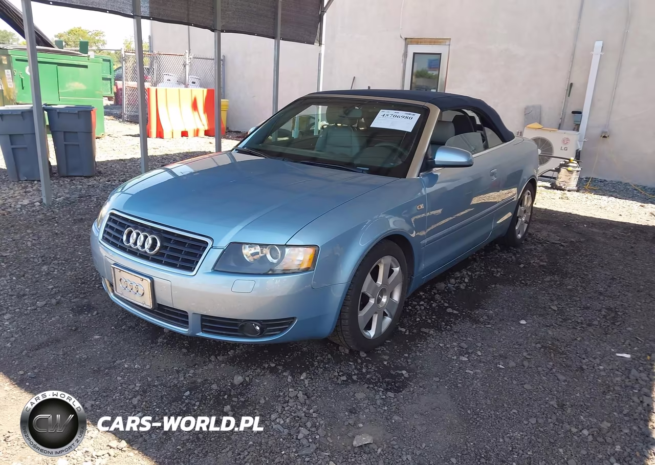 2005 Audi A4 1.8T VIN:WAUAC48H85K013410 - 2